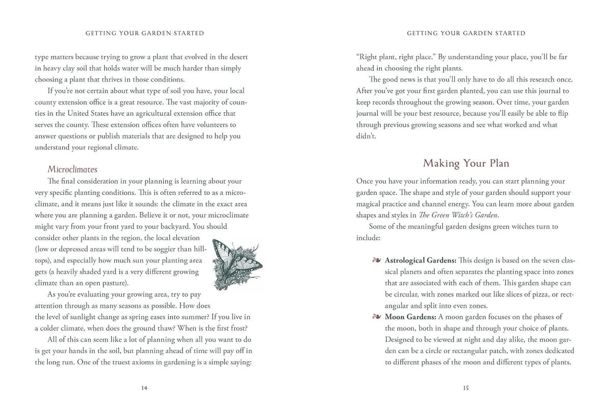 The Green Witch's Garden Journal
