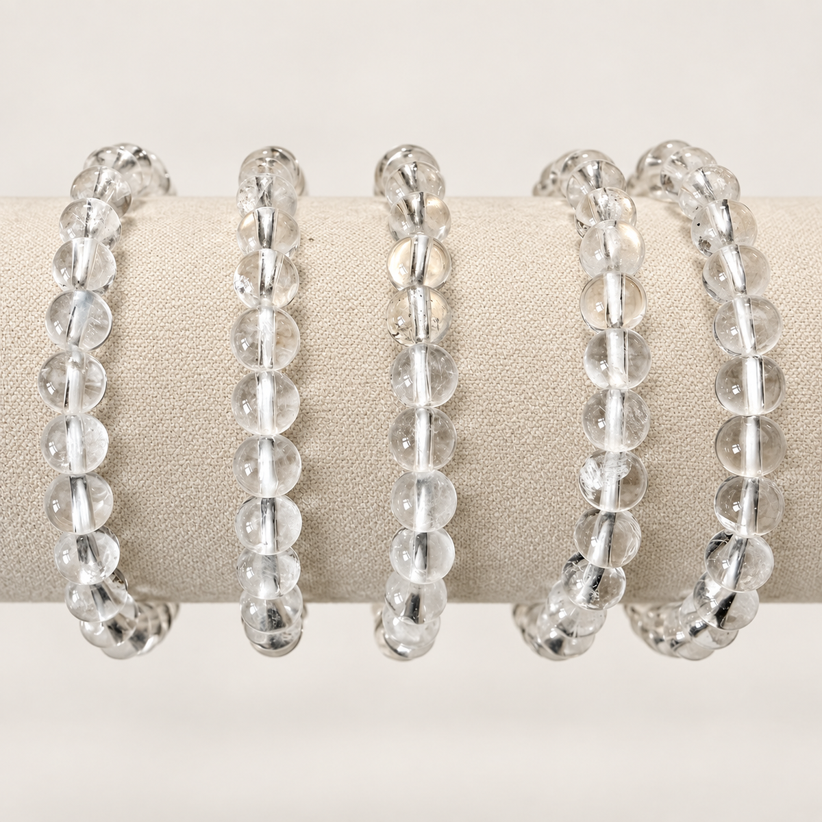 Clear Quartz Crystal Bracelet - 6mm