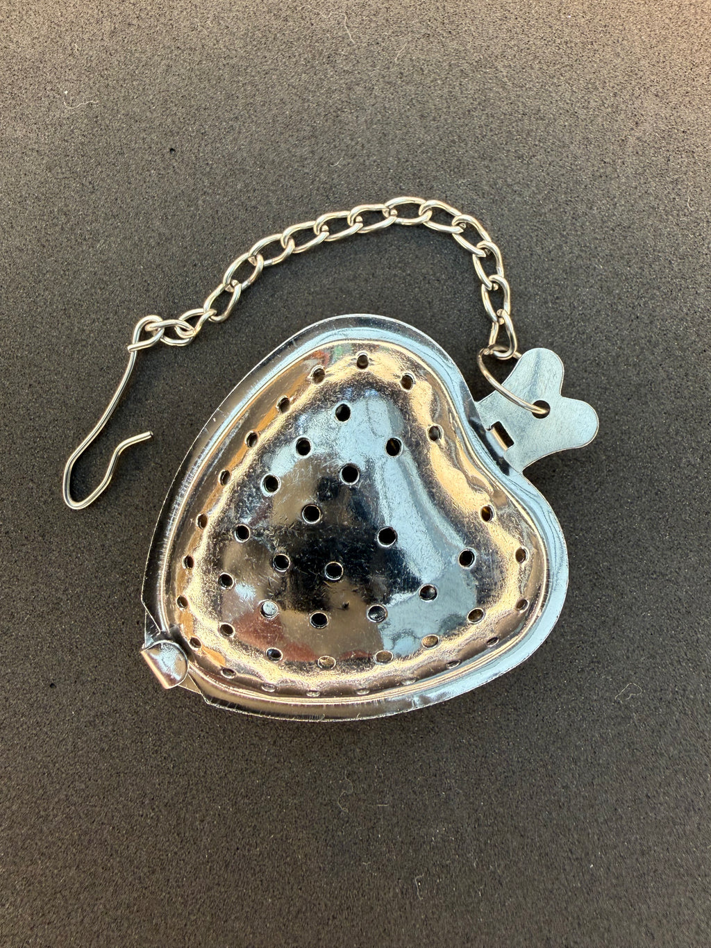 Heart Loose Leaf Tea Infuser with Chain or Handle