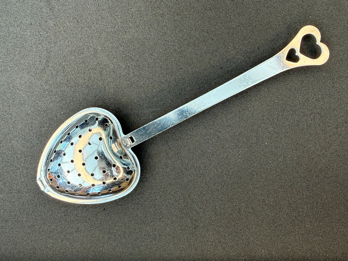 Heart Loose Leaf Tea Infuser with Chain or Handle