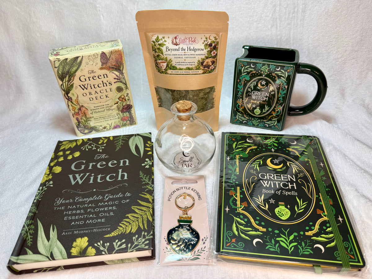 Green Witch Book Shaped Mug