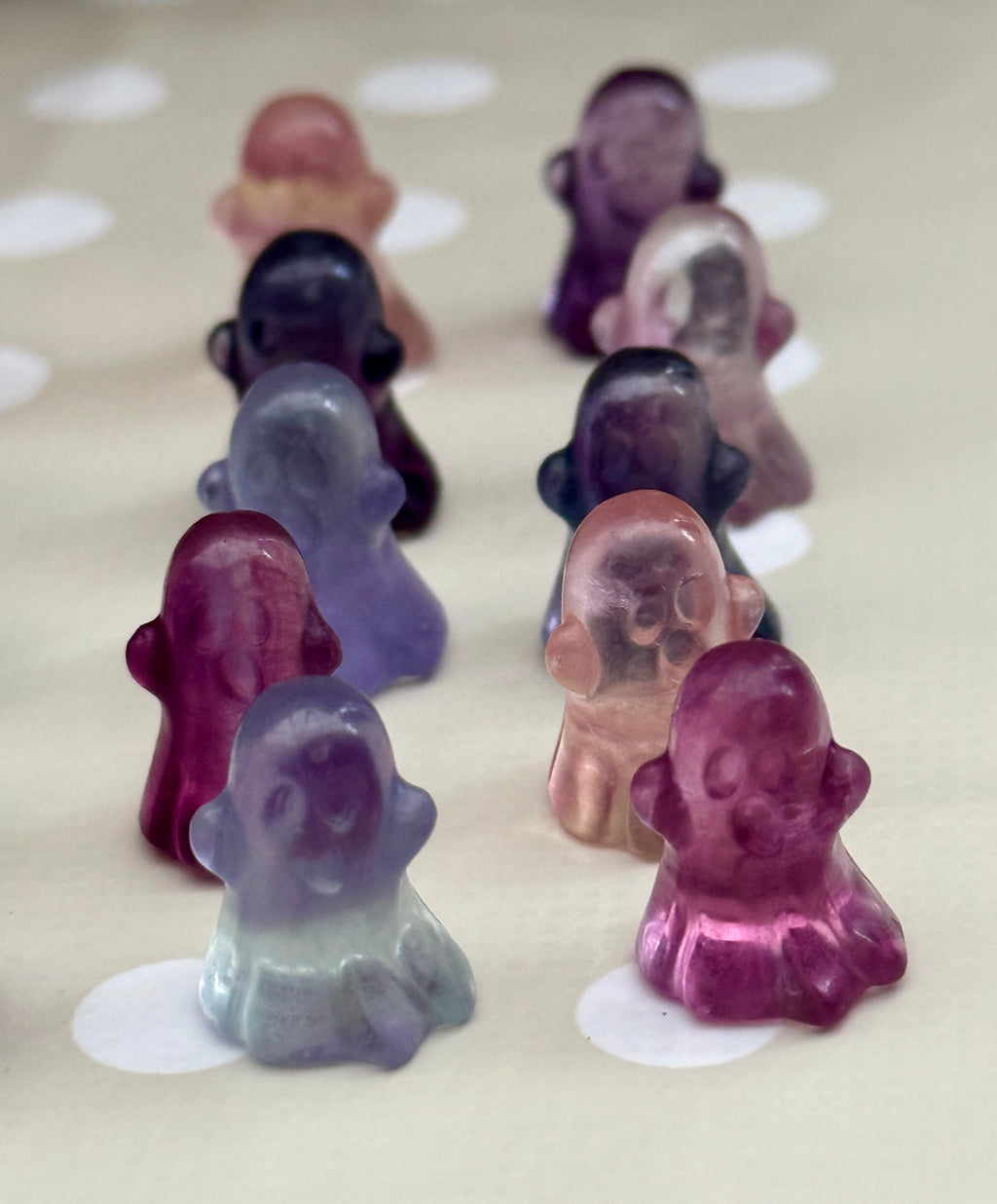 Mini Fluorite Witches and Ghosts - Choose Your Style