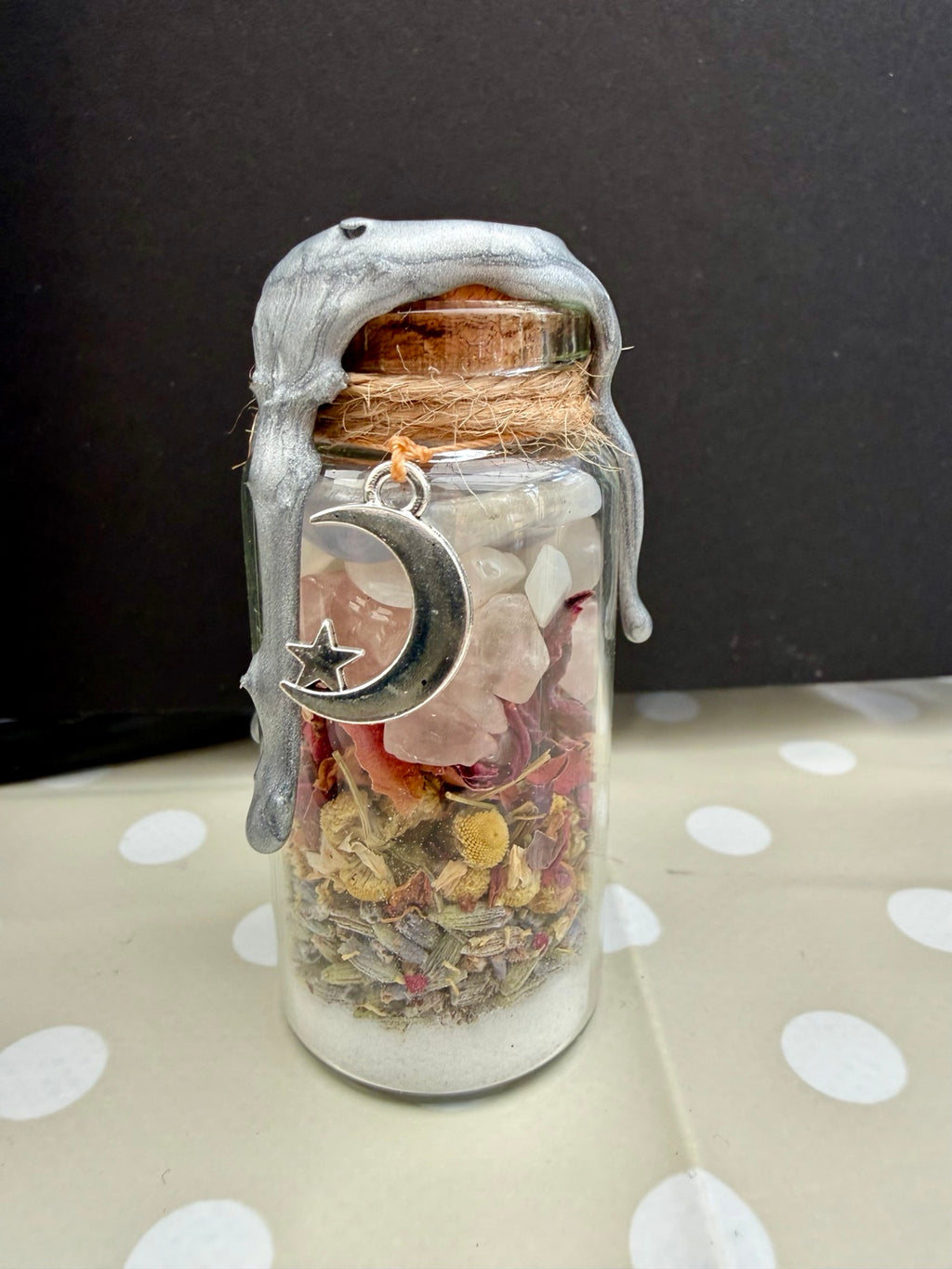 Whispers of Moonlight handmade spell jar