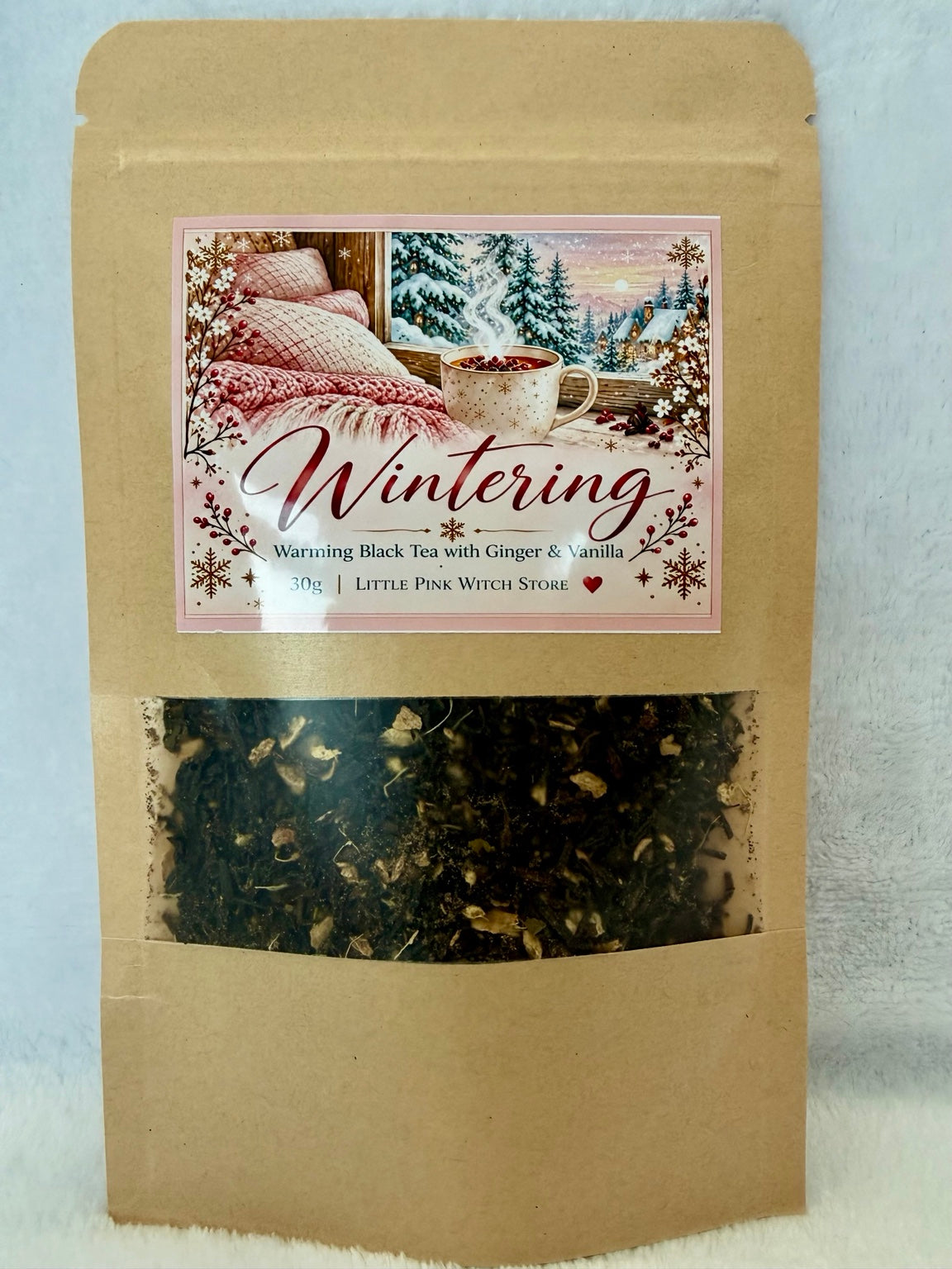 Wintering tea 30g included with each book bundle