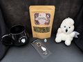 The Little Haunting ghost gift bundle with tea, mug, plush ghost, keyring and mini opalite ghost