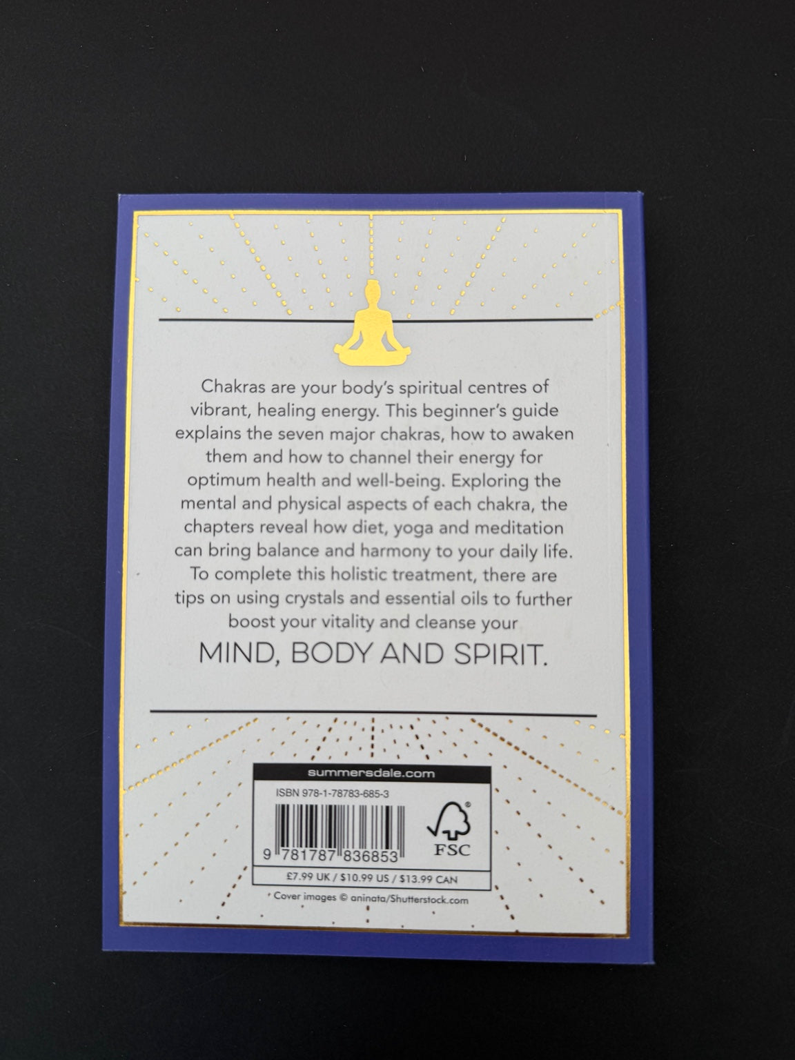 Back cover of The Little Book of Chakras — Elsie Wild