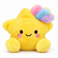 Aurora Palm Pals Pisces Shooting Star plush on bright white background