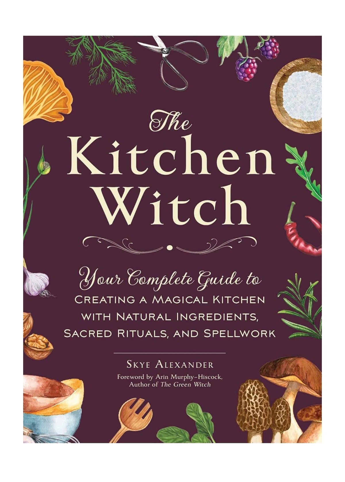 The Kitchen Witch by Skye Alexander hardcover cover